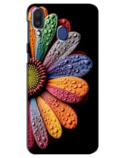 Чехол для Samsung Galaxy M20 (M205) с картинкой «Радужный цветок» Чехол для Samsung Galaxy M20 (M205) с картинкой «Радужный цветок»