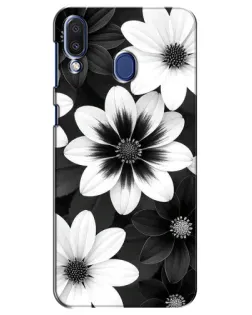 Чехол для Samsung Galaxy M20 (M205) с картинкой «Монохромные астры» Чехол для Samsung Galaxy M20 (M205) с картинкой «Монохромные астры»