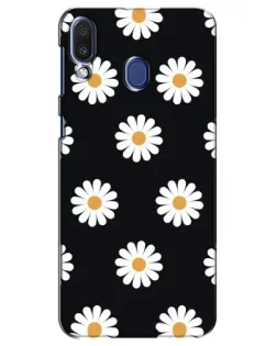Чехол для Samsung Galaxy M20 (M205) с картинкой «Ромашки на черном» Чехол для Samsung Galaxy M20 (M205) с картинкой «Ромашки на черном»