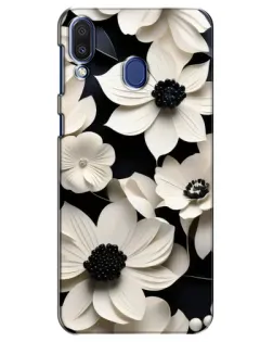 Чехол для Samsung Galaxy M20 (M205) с картинкой «Объемные белые цветы» Чехол для Samsung Galaxy M20 (M205) с картинкой «Объемные белые цветы»