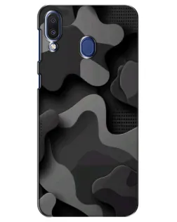 Чехол для Samsung Galaxy M20 (M205) с картинкой «Темный абстрактный камуфляж» Чехол для Samsung Galaxy M20 (M205) с картинкой «Темный абстрактный камуфляж»