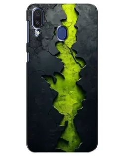 Чехол для Samsung Galaxy M20 (M205) с картинкой «Салатовый разлом скалы» Чехол для Samsung Galaxy M20 (M205) с картинкой «Салатовый разлом скалы»