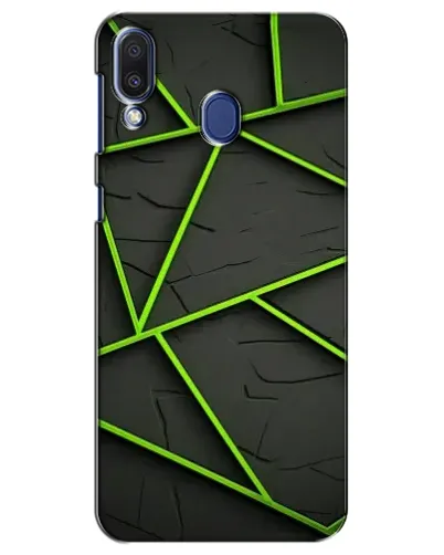 Чехол для Samsung Galaxy M20 (M205) с картинкой «Зеленые геометрические линии» Чехол для Samsung Galaxy M20 (M205) с картинкой «Зеленые геометрические линии»