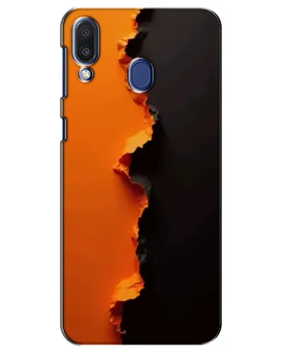 Чехол для Samsung Galaxy M20 (M205) с картинкой «Оранжевый разлом» Чехол для Samsung Galaxy M20 (M205) с картинкой «Оранжевый разлом»