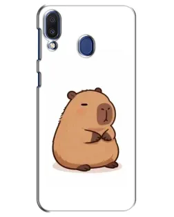 Чехол для Samsung Galaxy M20 (M205) с картинкой «Толстенькая капибара»