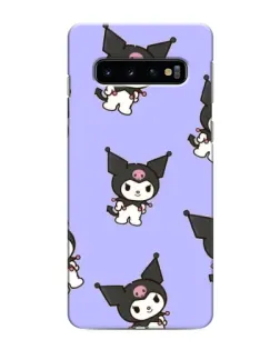 Чехол для Samsung Galaxy S10e с картинкой «Паттерн с Kuromi» Чехол для Samsung Galaxy S10e с картинкой «Паттерн с Kuromi»