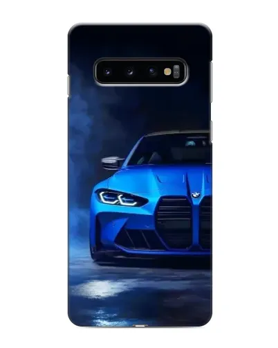 Чехол для Samsung Galaxy S10e с картинкой «Голубая BMW M4»