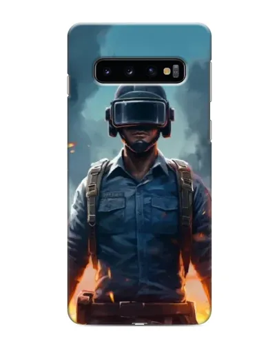 Чехол для Samsung Galaxy S10e с картинкой «PUBG — реалистичный герой»