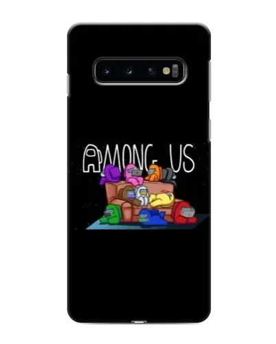 Чехол для Samsung Galaxy S10e с картинкой «Логотип Among Us»
