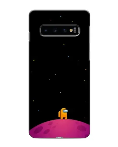 Чехол для Samsung Galaxy S10e с картинкой «Одинокий герой на планете»
