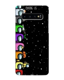 Чехол для Samsung Galaxy S10e с картинкой «Команда Among Us»