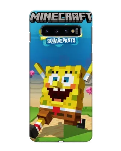 Чехол для Samsung Galaxy S10e с картинкой «Губка Боб Minecraft» Чехол для Samsung Galaxy S10e с картинкой «Губка Боб Minecraft»