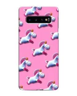 Чехол для Samsung Galaxy S10e с картинкой «Единороги на розовом» Чехол для Samsung Galaxy S10e с картинкой «Единороги на розовом»