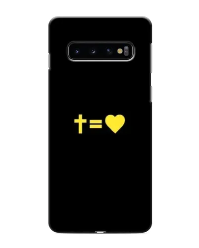 Чехол для Samsung Galaxy S10e с картинкой «Сердце и Крест» Чехол для Samsung Galaxy S10e с картинкой «Сердце и Крест»
