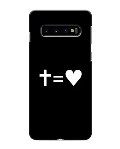 Чехол для Samsung Galaxy S10e с картинкой «Крест и Сердце» Чехол для Samsung Galaxy S10e с картинкой «Крест и Сердце»