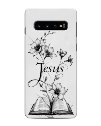 Чехол для Samsung Galaxy S10e с картинкой «Цветы и Библия» Чехол для Samsung Galaxy S10e с картинкой «Цветы и Библия»