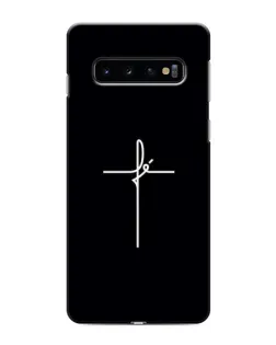 Чехол для Samsung Galaxy S10e с картинкой «Тонкий крест»