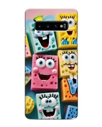 Чехол для Samsung Galaxy S10e с картинкой «Цветные губки»