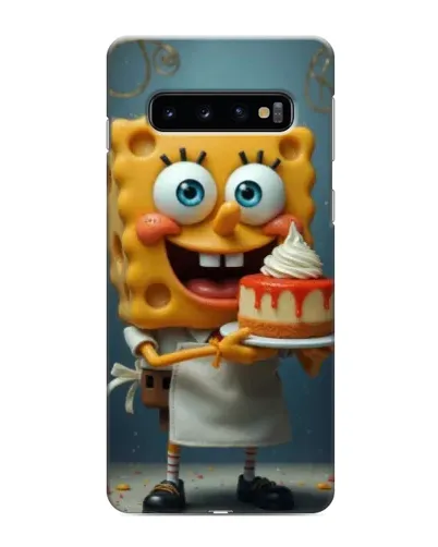 Чехол для Samsung Galaxy S10e с картинкой «Повар Спанч Боб»