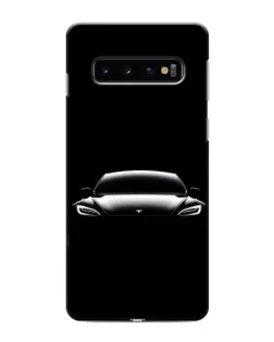 Чехол для Samsung Galaxy S10e с картинкой «Фары Tesla Night» Чехол для Samsung Galaxy S10e с картинкой «Фары Tesla Night»