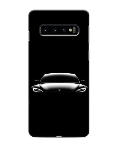 Чехол для Samsung Galaxy S10e с картинкой «Фары Tesla Night»