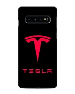 Чехол для Samsung Galaxy S10e с картинкой «Tesla Red Logo» Чехол для Samsung Galaxy S10e с картинкой «Tesla Red Logo»
