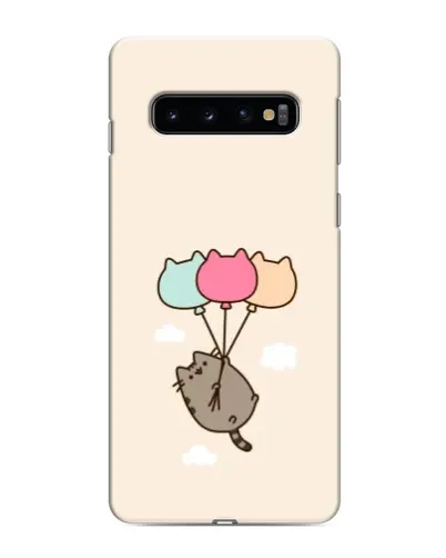 Чехол для Samsung Galaxy S10e с картинкой «Пушин на шариках»