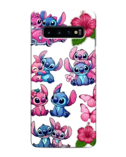 Чехол для Samsung Galaxy S10e с картинкой «Стикеры Stitch и Angel»