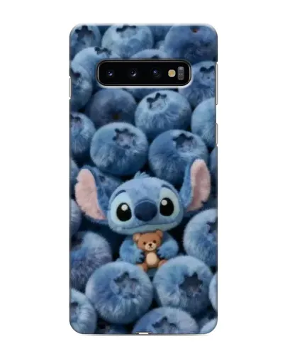 Чехол для Samsung Galaxy S10e с картинкой «Стич и голубика»