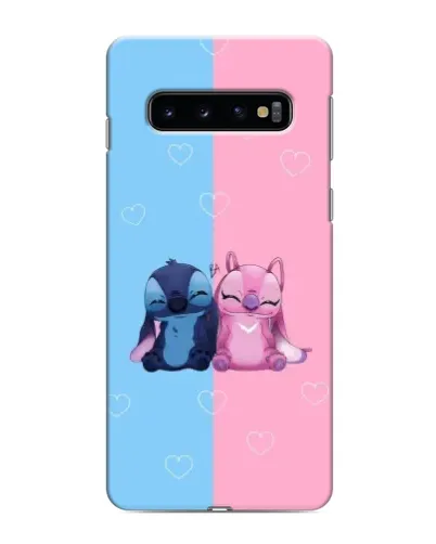 Чехол для Samsung Galaxy S10e с картинкой «Stitch и Angel Love»