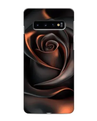 Чехол для Samsung Galaxy S10e с картинкой «Шелковая черная роза»