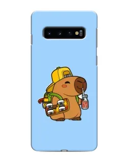 Чохол для Samsung Galaxy S10e з картинкою «Капібара на скейті» Чохол для Samsung Galaxy S10e з картинкою «Капібара на скейті»
