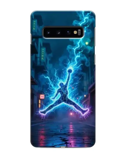 Чехол для Samsung Galaxy s10 Plus с картинкой «Jordan Gold Jumpman»