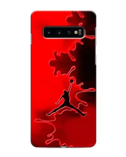 Чехол для Samsung Galaxy s10 Plus с картинкой «Jordan Red Smoke»
