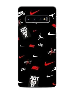 Чехол для Samsung Galaxy s10 Plus с картинкой «Nike Mix Pattern» Чехол для Samsung Galaxy s10 Plus с картинкой «Nike Mix Pattern»