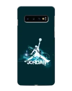 Чехол для Samsung Galaxy s10 Plus с картинкой «Jordan Blue Fire» Чехол для Samsung Galaxy s10 Plus с картинкой «Jordan Blue Fire»