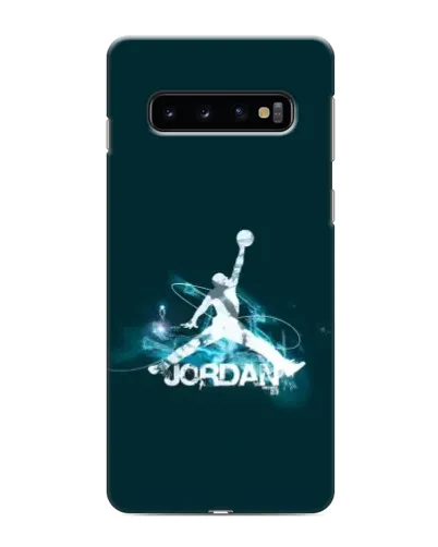 Чехол для Samsung Galaxy s10 Plus с картинкой «Jordan Blue Fire»