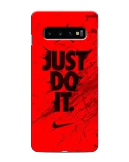 Чехол для Samsung Galaxy s10 Plus с картинкой «Nike Just Do It» Чехол для Samsung Galaxy s10 Plus с картинкой «Nike Just Do It»