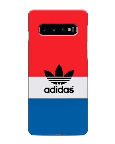Чехол для Samsung Galaxy s10 Plus с картинкой «Ретро блоки Adidas»