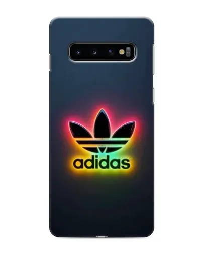 Чехол для Samsung Galaxy s10 Plus с картинкой «Неоновый Adidas»