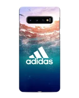 Чехол для Samsung Galaxy s10 Plus с картинкой «Океанская глубина адидас» Чехол для Samsung Galaxy s10 Plus с картинкой «Океанская глубина адидас»