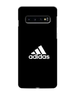 Чехол для Samsung Galaxy s10 Plus с картинкой «Черная классика Adidas»