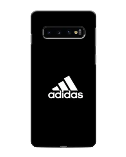 Чехол для Samsung Galaxy s10 Plus с картинкой «Черная классика Adidas»