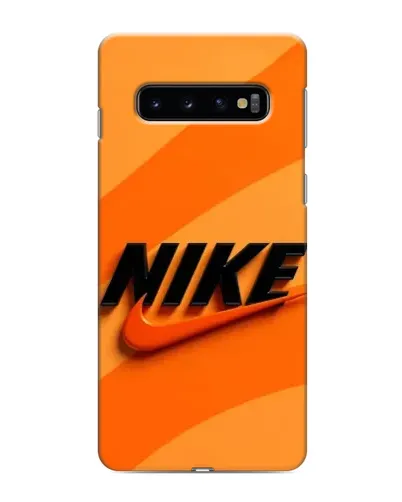 Чехол для Samsung Galaxy s10 Plus с картинкой «Оранжевый драйв Nike»