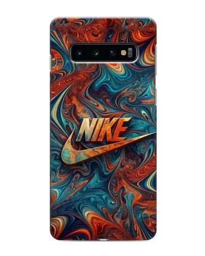Чехол для Samsung Galaxy s10 Plus с картинкой «Nike в абстракции»