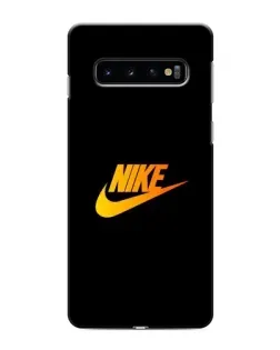Чехол для Samsung Galaxy s10 Plus с картинкой «Золотой логотип Nike»