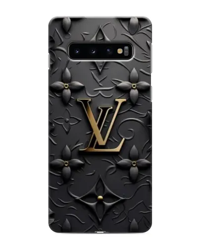 Чехол для Samsung Galaxy s10 Plus с картинкой «Кожаная текстура LV»