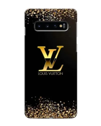 Чехол для Samsung Galaxy s10 Plus с картинкой «LV — золотые искры»