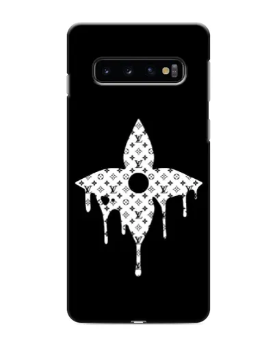 Чехол для Samsung Galaxy s10 Plus с картинкой «Цветочная монограмма»