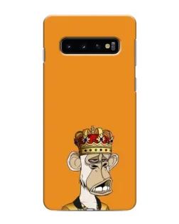 Чохол для Samsung Galaxy s10 Plus з картинкою «Золота мавпа Bored Ape»
